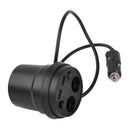 2 Socket Cigarette Lighter Dual USB Charger Car Power Charger Voltage Display