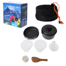 8pcs Camping Hiking Cookware Set Backpacking Cooking Picnic Bowl Pot Pan Outdoor