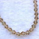 DIY 4mm 1000Pcs Faceted bicone Crystal Glass Beads for Bracelets with Conta B7O6