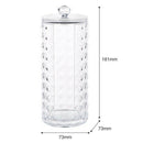 Cosmetic Makeup Pads Storage Holder Cotton Pads Dispenser Table Organizer