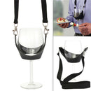 1PC Strap Wine Sling Yoke Glass Holder Support Neck Strap for Cocktail  OZ