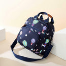 Mummy Balloon Printed Diaper Bag Waterproof Maternity Baby Backpack (Blue) A