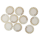 10Pcs Dental Cold Light Teeth Whitening Color Palette Comparison Contrast Ca_
