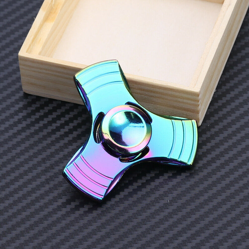 Fidget Spinner Rainbow Metal Hand Spinner EDC Fingertip Gyro ADHD