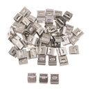 50X Stainless Steel Solar Cable Clips Management PV Wire Clip Locking Clips