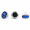 3Pcs Air Conditioning Heat Control Switch Knob For Ford Focus 2 MK2 3 MK3 Blue