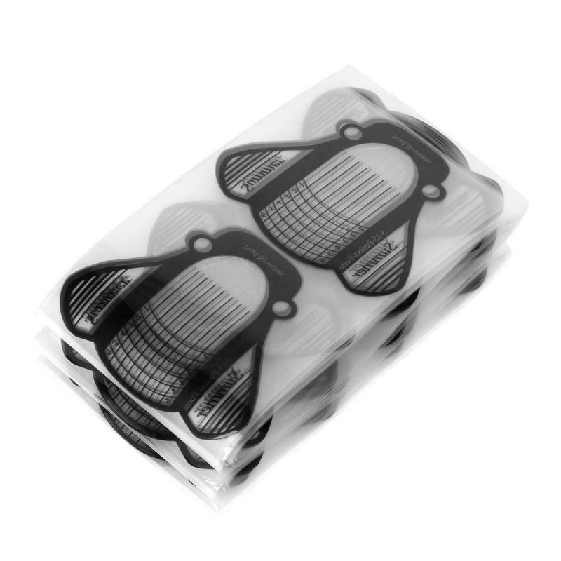 100pcs Nail Art French Tips Extension Forms Acrylic UV Gel Guide Stencils