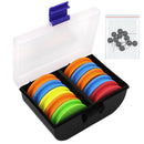 20x Fishing Kit Fishing Line Foam Board Winding Coil Fishing Spools w/ Pins