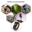 7 in 1 Multifunctional chargeable Outdoor Survival Weaving Bracelet,Umbrell