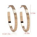 Big Circle Round Hoop Earrings Women Bohemian Geometric Earring Accessories
