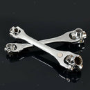 Metal Universal Multi-function Rotary Socket Wrench 8-in-1 Supplies 255x50mm