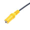 27cm 3.5mm Female Audio Port to RCA Male Plug Adapter Connector Cable Wire A