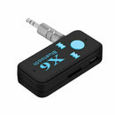 Pro X6 Wireless USB Mini Bluetooth Stereo Audio Music Car Adapter Mic
