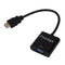 Fasdga 1080P HDMI to VGA With Audio Converter Adapter USB Power Video Cable L1U9