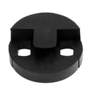 35 x 35mm Acoustic Cello Durable Round Circular Rubber Design Mute Silencer