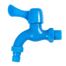 Home Kitchen Plastic Blue Quarter Turn Faucet Tap