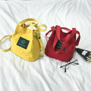 Fashion Women's Canvas Handbag Shoulder Bag Tote Purse Cute Travel Bucket b G1H3