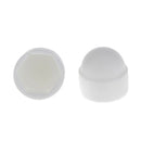 10 Pcs Hexagon Bolts Nuts Cover Caps- White - Premium Nylon - M8 13x15mm