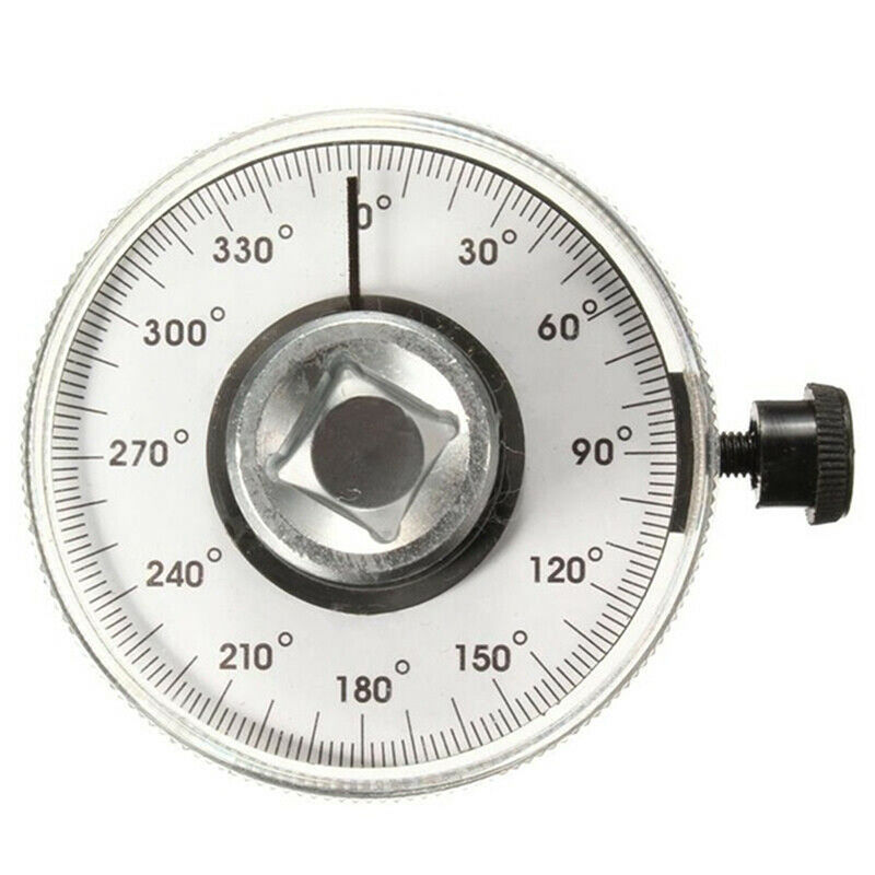 1/2'' Adjustable Drive Torque Angle Gauge Auto Garage Tool Set For Hand Wre BX