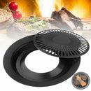 Non-stick 13 inch Smokeless Indoor Stovetop Barbecue BBQ Grill Kitchen Pan