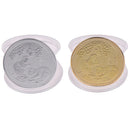 2PC 2020 Year of the Rat Commemorative Coin Souvenir Challenge Collectible Coi3C