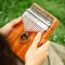 17-Key Thumb Finger Piano African Sanza Mbira Mahogany Wood Kalimba (Moire)