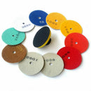 3 In.10 Pcs Diamond Flexible Wet Polishing Disc 1 Pcs M10 Holder For Marble G6O4