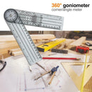 Multi-Ruler 360 Degree Goniometer Angle Medical Spinal Ruler Protractor