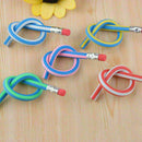 Colorful Soft Pencil+Eraser Magic Folding Bendy Flexible For Kids