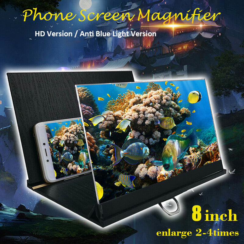 Eye Protection Mobile Phone Screen Magnifier Holder Movie Video Magnifying Glass