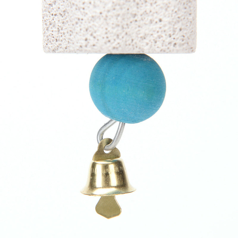 2X Parrot Mouth Grinding Stone Parakeet Cockatiel Budgie Bird molar Cage Toys 3C