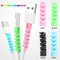 4pcs Spiral USB Data Cable Protective Covers Silicone Charging Wire Cases