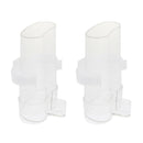 2 Pack Bird Waterer Bird Feeders, Bird Feed Water Dispenser, Clear Pet Feeder