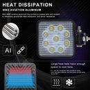 1Pcs 4 Inch 27W Led Work Light 12V 24V Spot Flood Offroad Light Bar Indicat