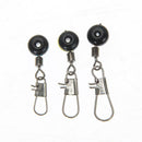 60pcs Fishing Tackle Running Ledger Slider Deads Snap Links Swivels 3 Size