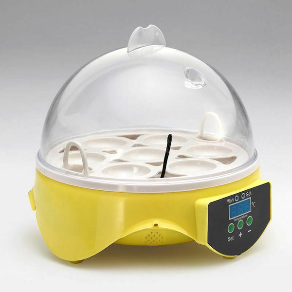 Mini 7 Egg Incubator Poultry Incubator Brooder Digital Temperature Hatchery