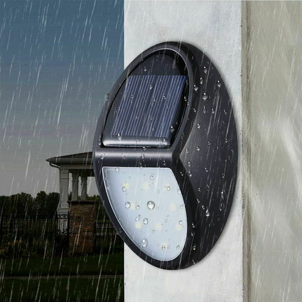 Waterproof Solar Light Wall Lamp Outdoor Garden Street Security Yard Path H