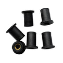 6pcs M4 Rubber Well Nut Motorcycle Metric Windscreen Wellnuts BRASS NUTS