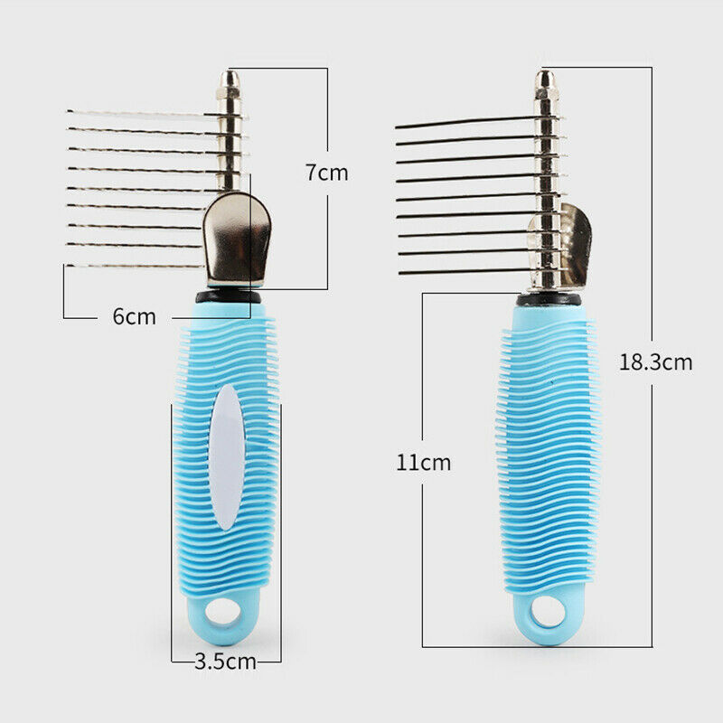 Pet Open Knot Comb Tangled and Messy Hair Agent Comb Pet Hair Edge Finishin