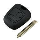 2 Button Remote Car Key Shell Case 434MHz REMOTE Car KEY WITH CHIP For Citr