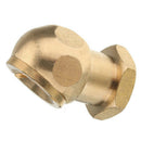 1/4" NPT Golden Tyre Inflator Valve Connector Air Chuck Ball Tire Clip Lock-3C