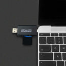3 in 1 Type C+Micro USB+USB OTG Card Reader High-speed USB2.0 Memory Card Reader