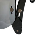 Motorcycle Flip UP Down Plastic Helmet Open Face Shield Visor Lens+Base