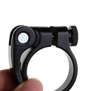 34.9mm MTB Bike Cycling Saddle Seat Post Clamp Quick Release QR Style Black A