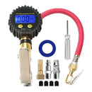 200PSI Digital Tire Inflator Pressure Gauge LCD Display Air Compressor For Car