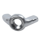 M6 Thread Dia Stainless Steel Wing nut Butterfly Wing Nuts 10 Pcs R9R4