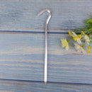5 Pcs Alloy Tent Stakes Pegs Heavy Duty Nail Head 7.01inch Solid Steel Me %x