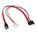 SATA 7+6Pin Drive Cable Splitter Converter