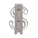 Stainless Steel Dollar Wallet Clip Fashion Simple Name Card Clips Holder