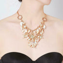 Ladies Necklace Sweater Chain Beach Starfish Conch Shell Pendant Jewelry Z5U8